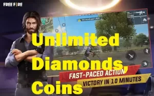 Garena Free Fire MOD APK Unlimited Diamonds, Coins, Unlocked Characters 1