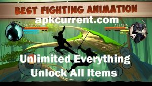 Shadow Fight 2 MOD APK Unlimited Gems, Coins, All Weapons Unlocked 3