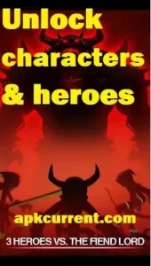 League of Stickman MOD APK Unlimited Gems, Unlock Characters & Heroes 2