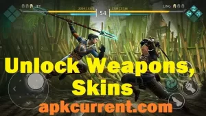 Shadow Fight 4 MOD APK Unlimited Gems, Coins, Unlocked Heroes, Weapons, Skins 1