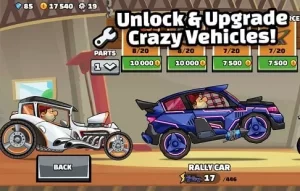 Give you coins and gems in hill climb racing 2 by Hcr2magic